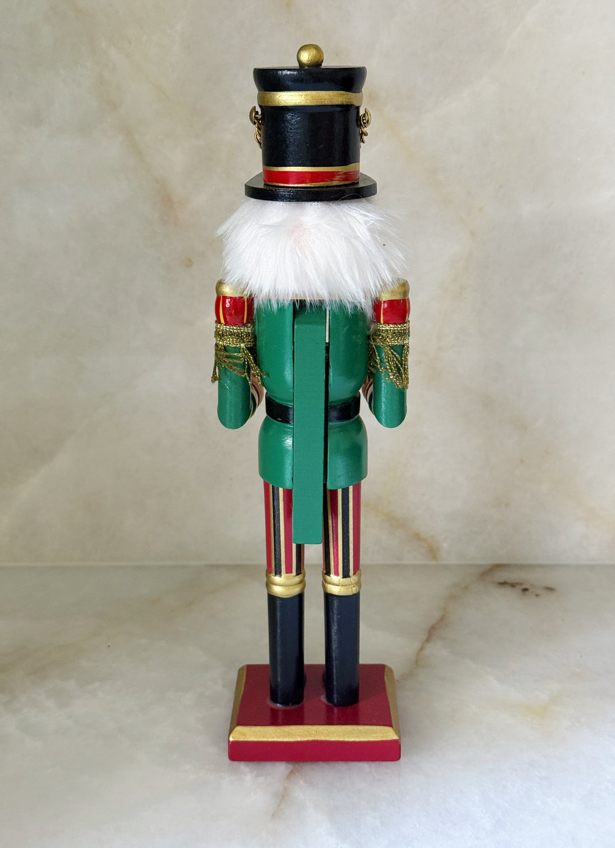 Painted Wooden Drummer Nutcracker