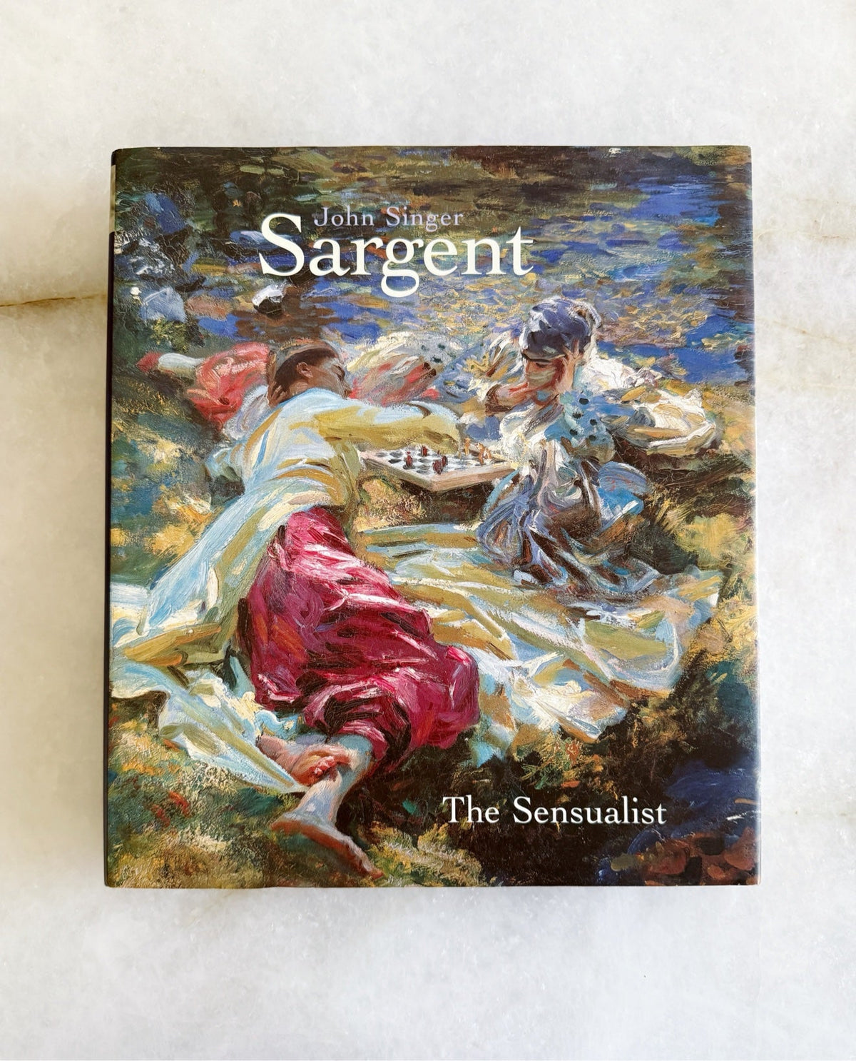 John Singer Sargent: The Sensualist coffee table book, front cover
