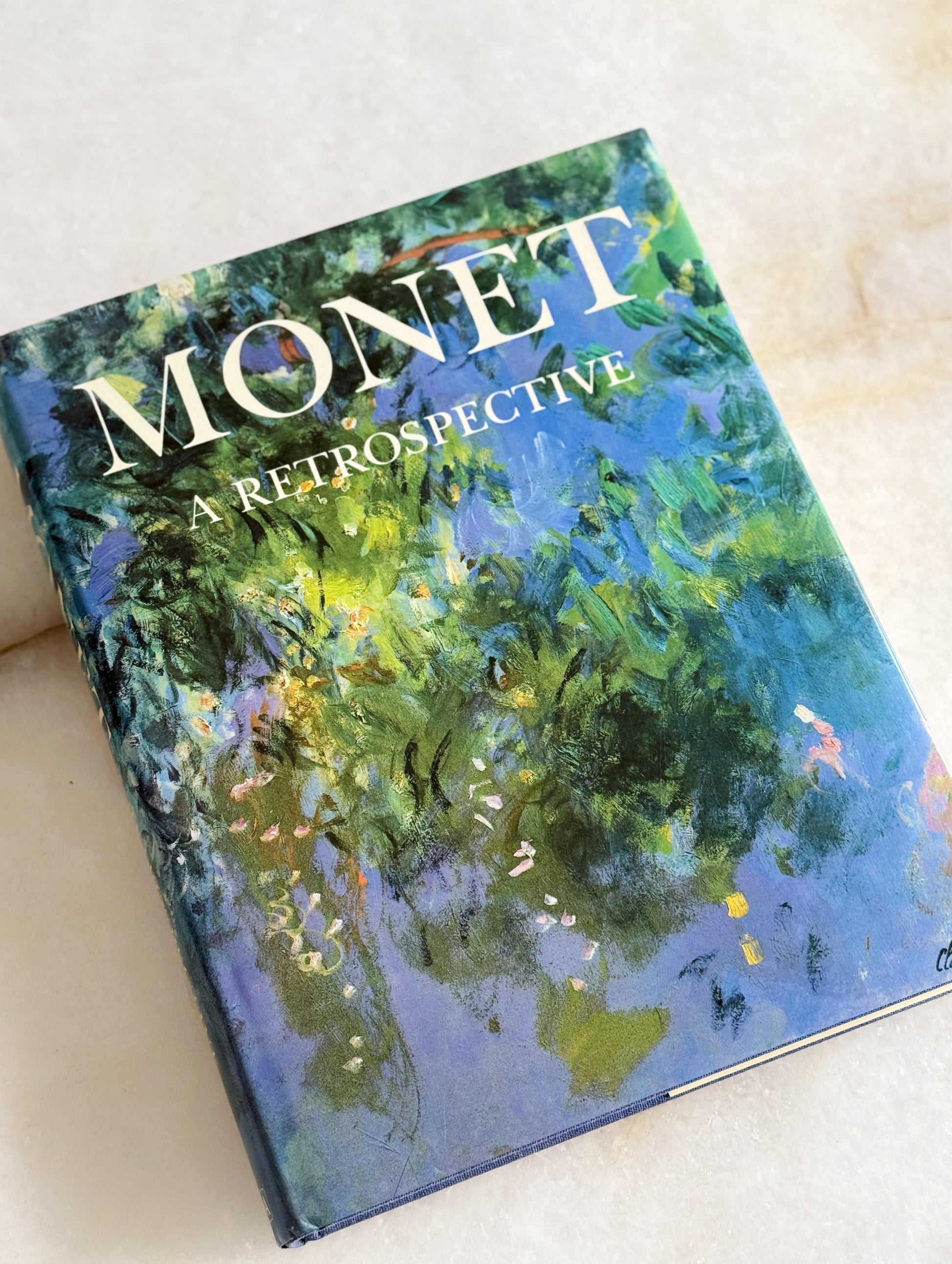 Vintage Art Coffee Table Book - Monet A Retrospective 