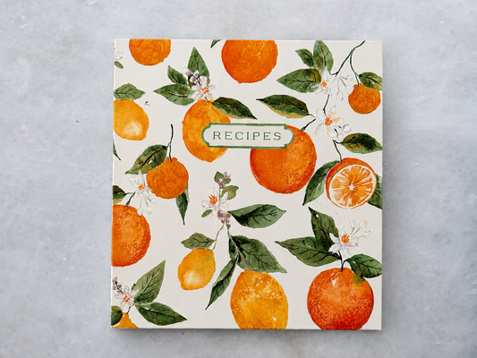 Citrus recipe binder 