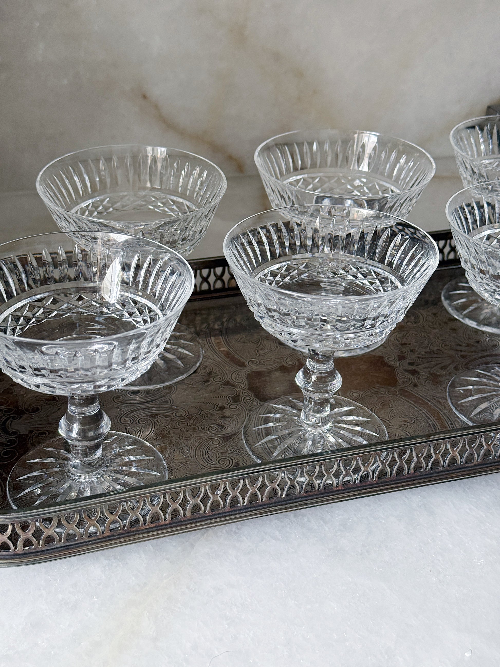 Vintage Waterford Lismore Champagne/Sherbet Coupes – Set of 6