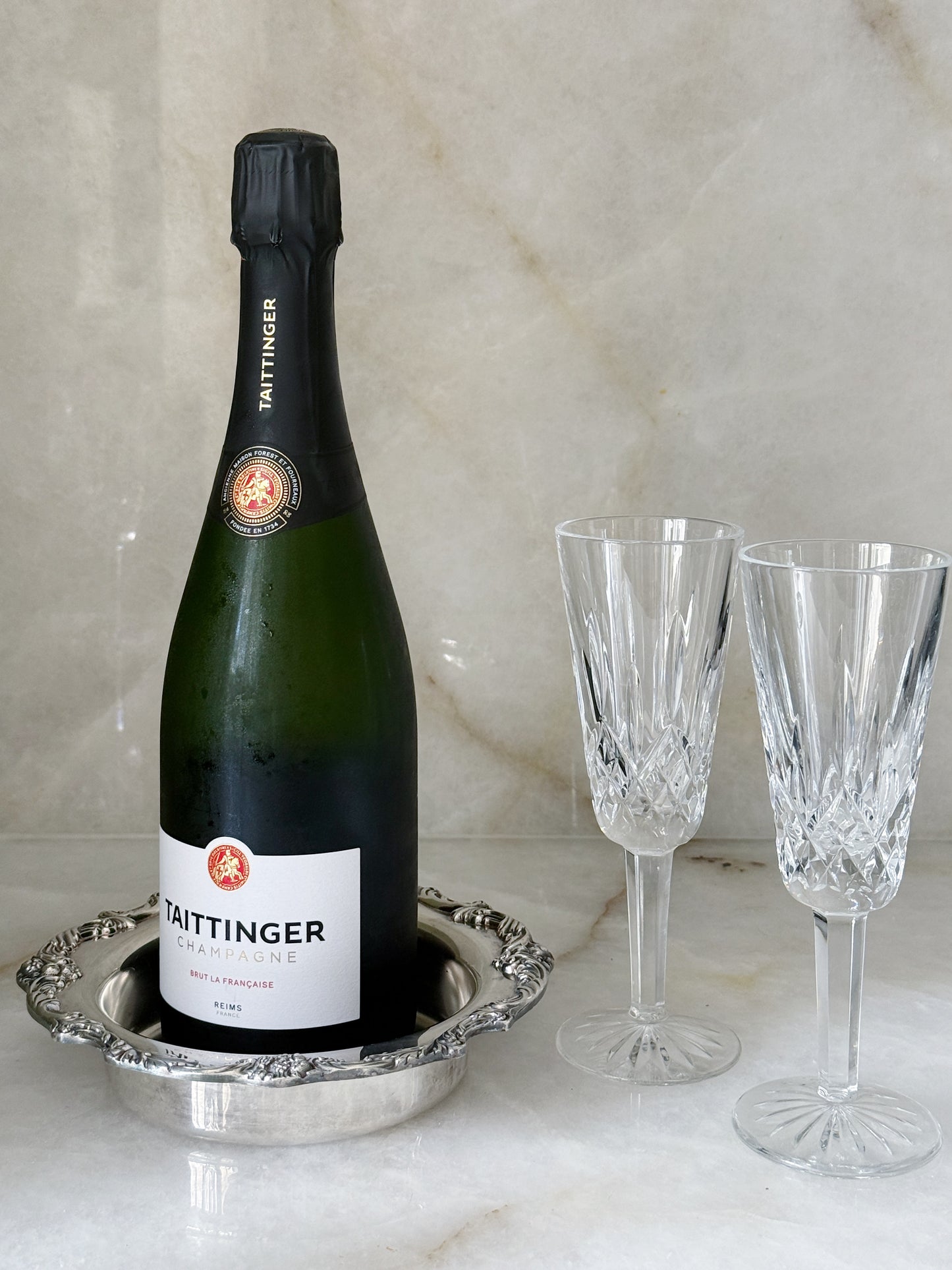 Vintage Silver Plate Wine Coaster