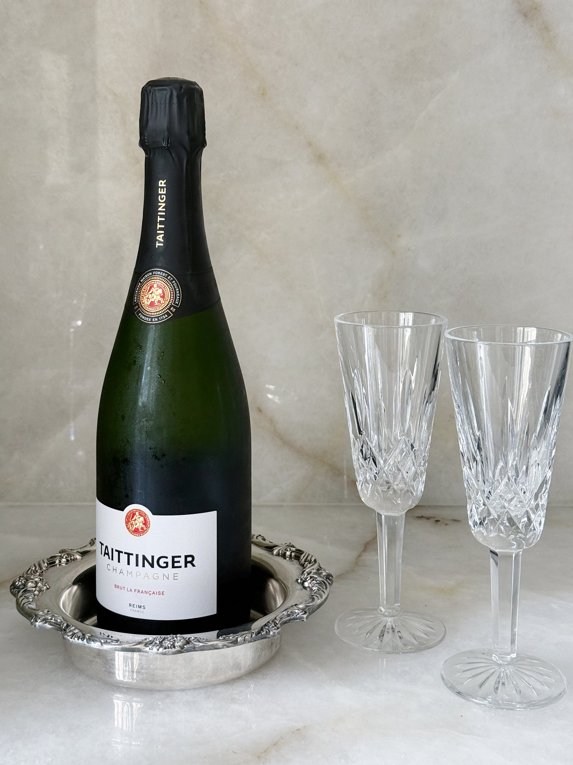 Vintage Silver Plate Wine Coaster