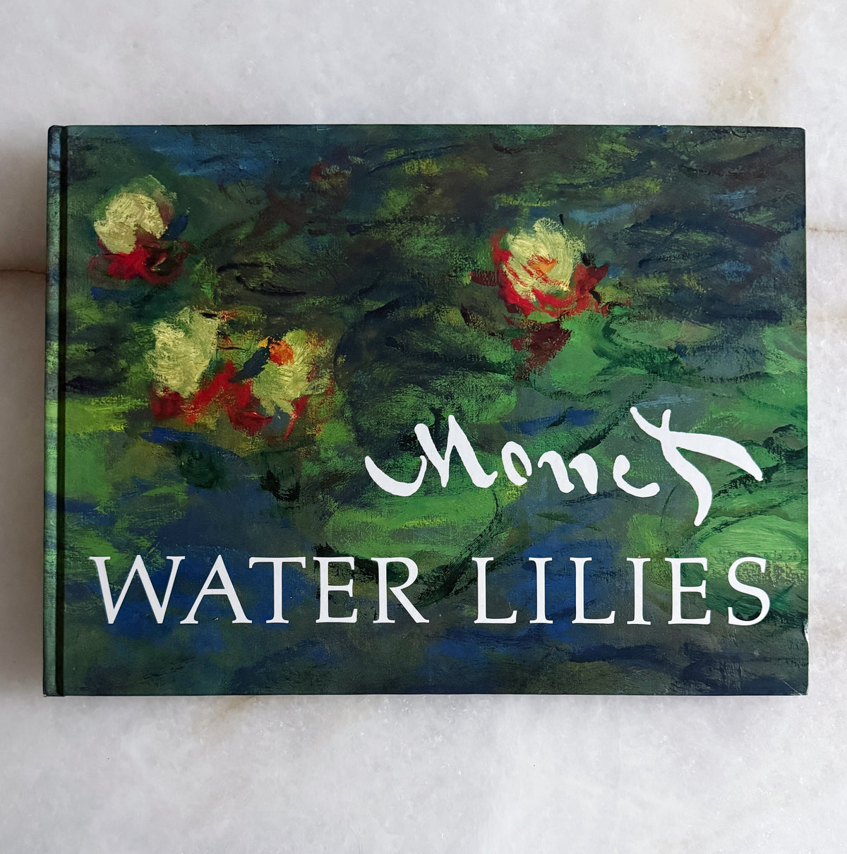 Vintage Monet Water Lilies Coffee Table Book