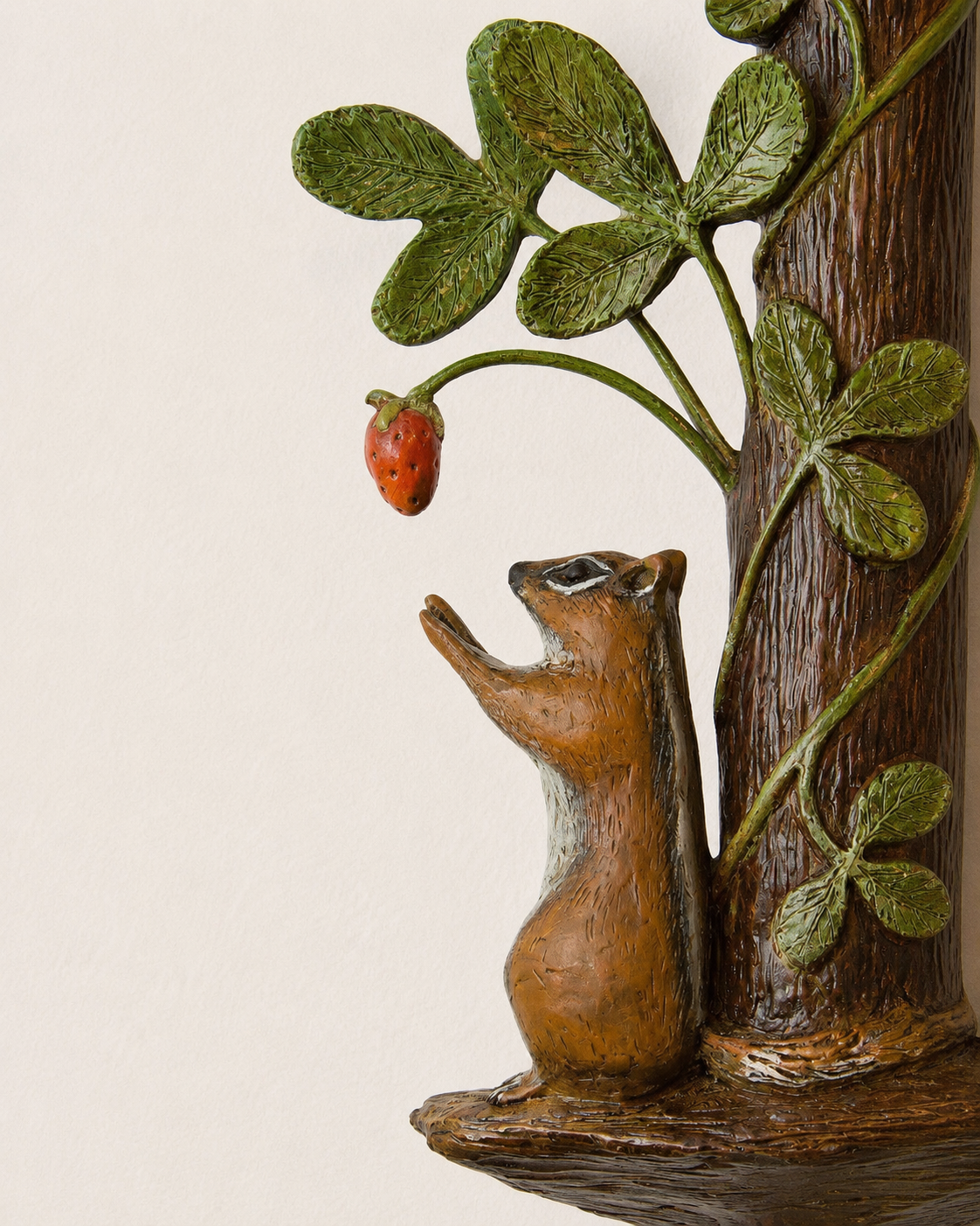 Carvers’ Guild Strawberry Thief Hand-Painted Mirror