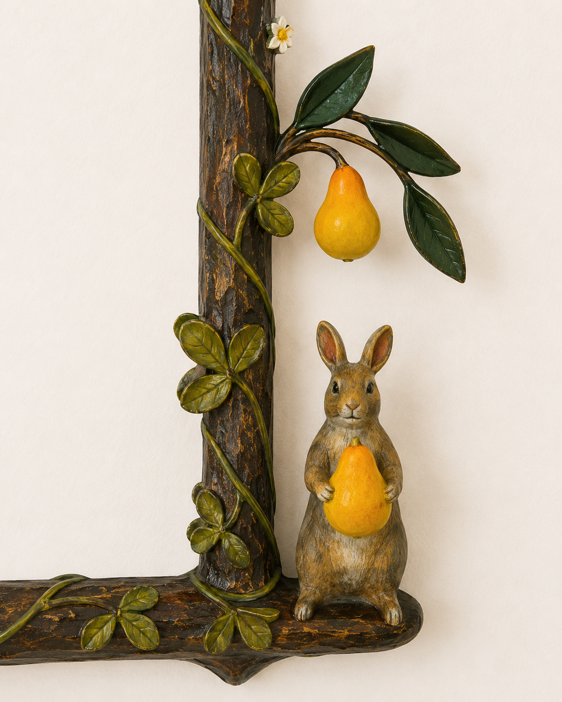 Carvers’ Guild In a Pear Tree Hand-Painted Mirror