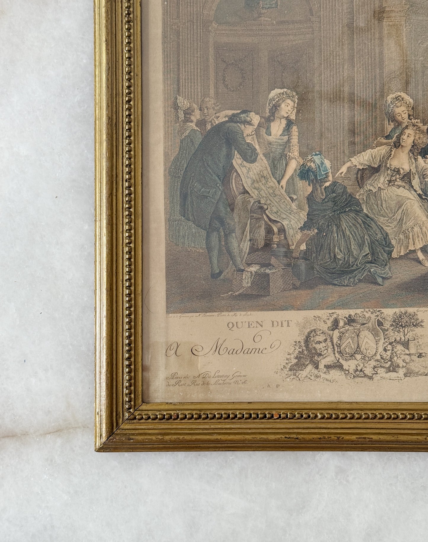 Qu'en Dit L' Abbe? - Antique Framed Art
