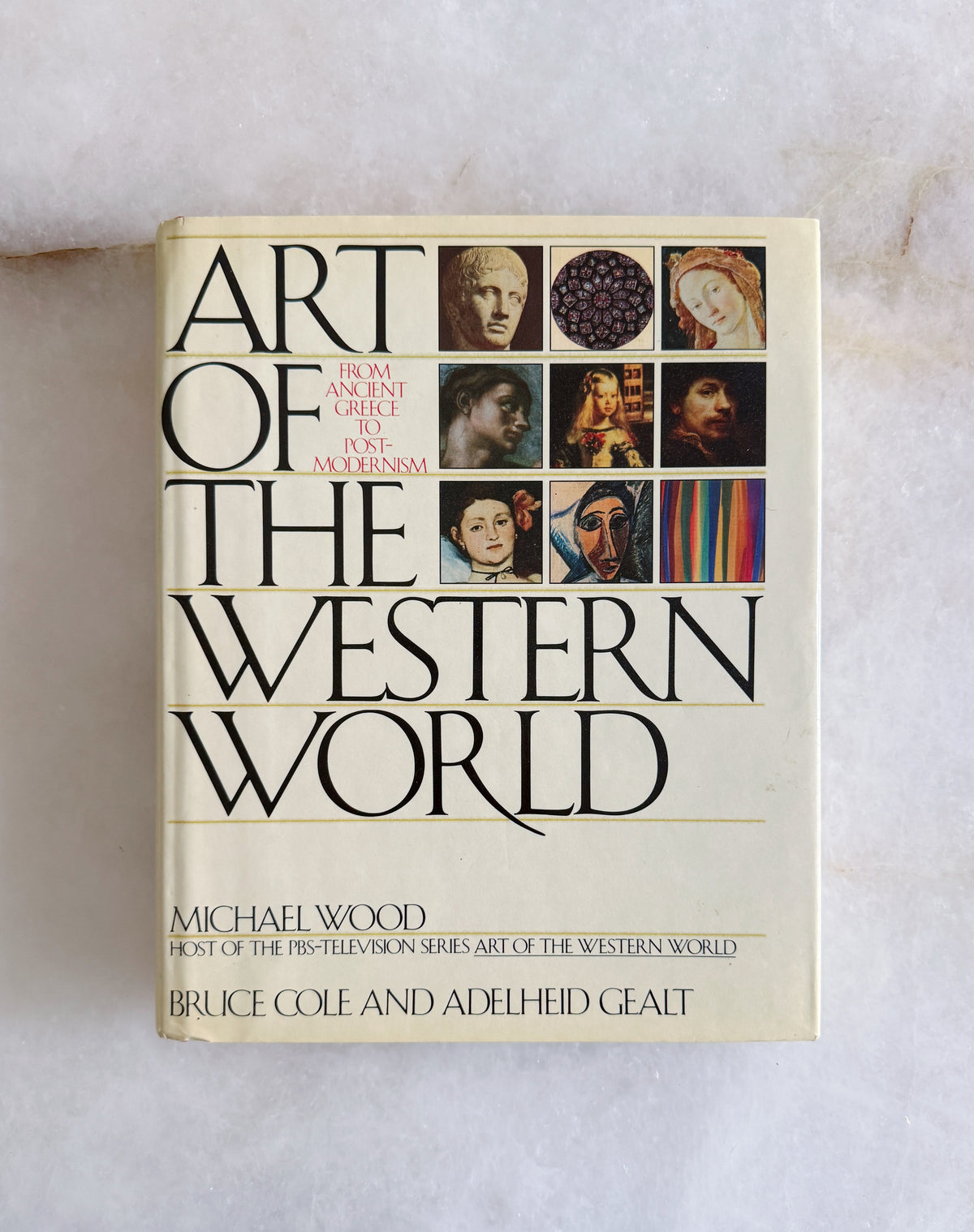 Vintage Art of the Western World Coffee Table Book