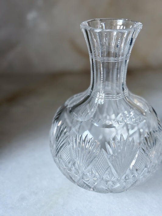 Antique Brilliant Cut Glass Vase