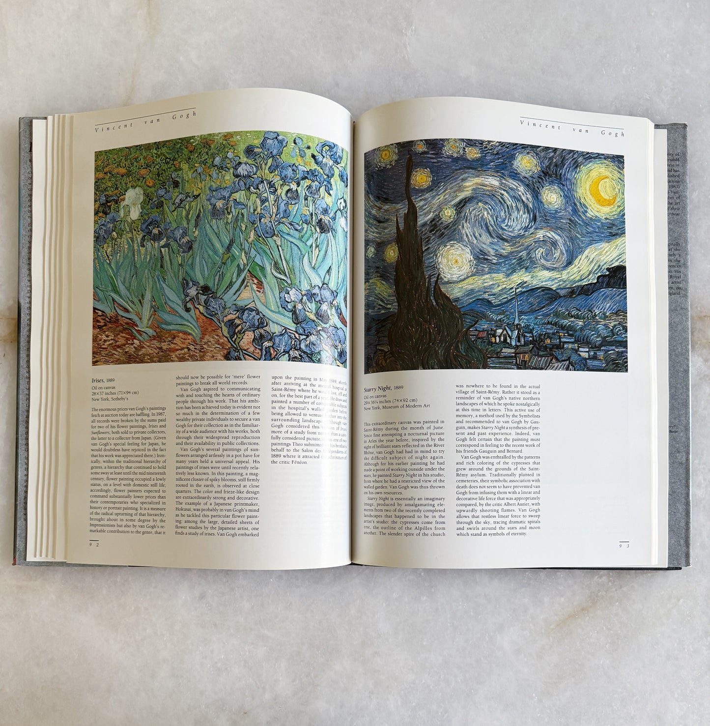 Vintage Impressionist Art Book
