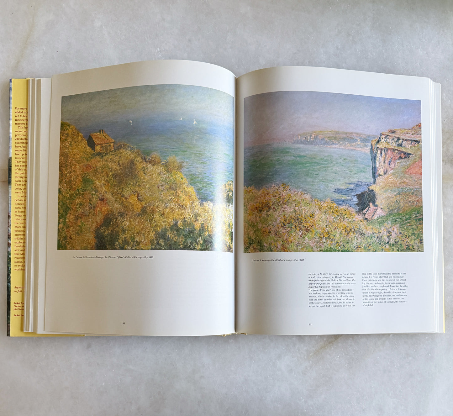 Vintage Monet Coffee Table Book