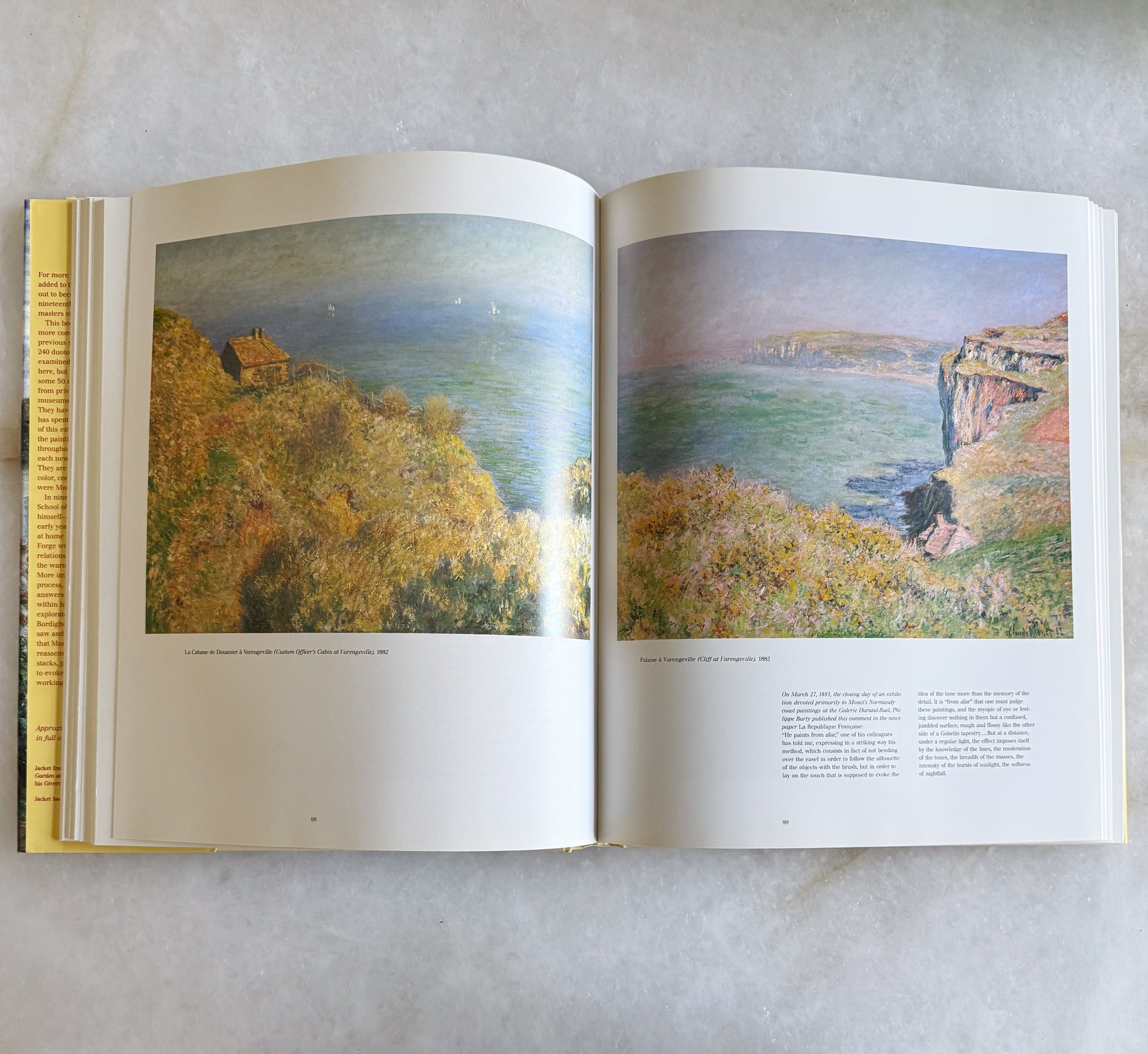 Vintage Monet Coffee Table Book