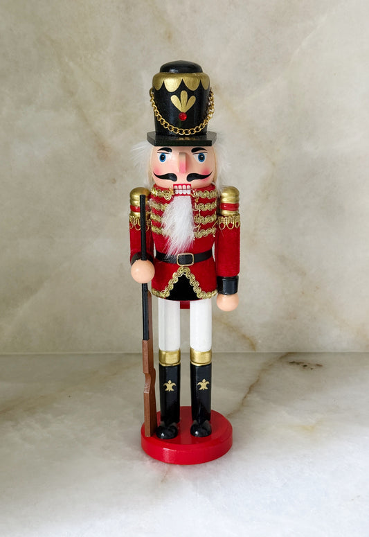 Painted Wooden Rifleman Nutcracker