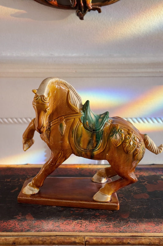 Ceramic Hand Painted Horse Figurine