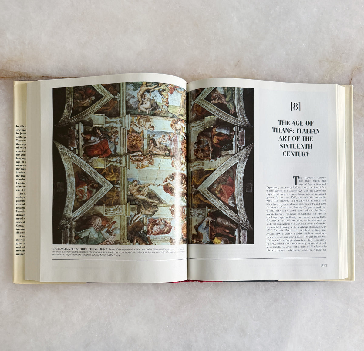 Vintage Art of the Western World Coffee Table Book