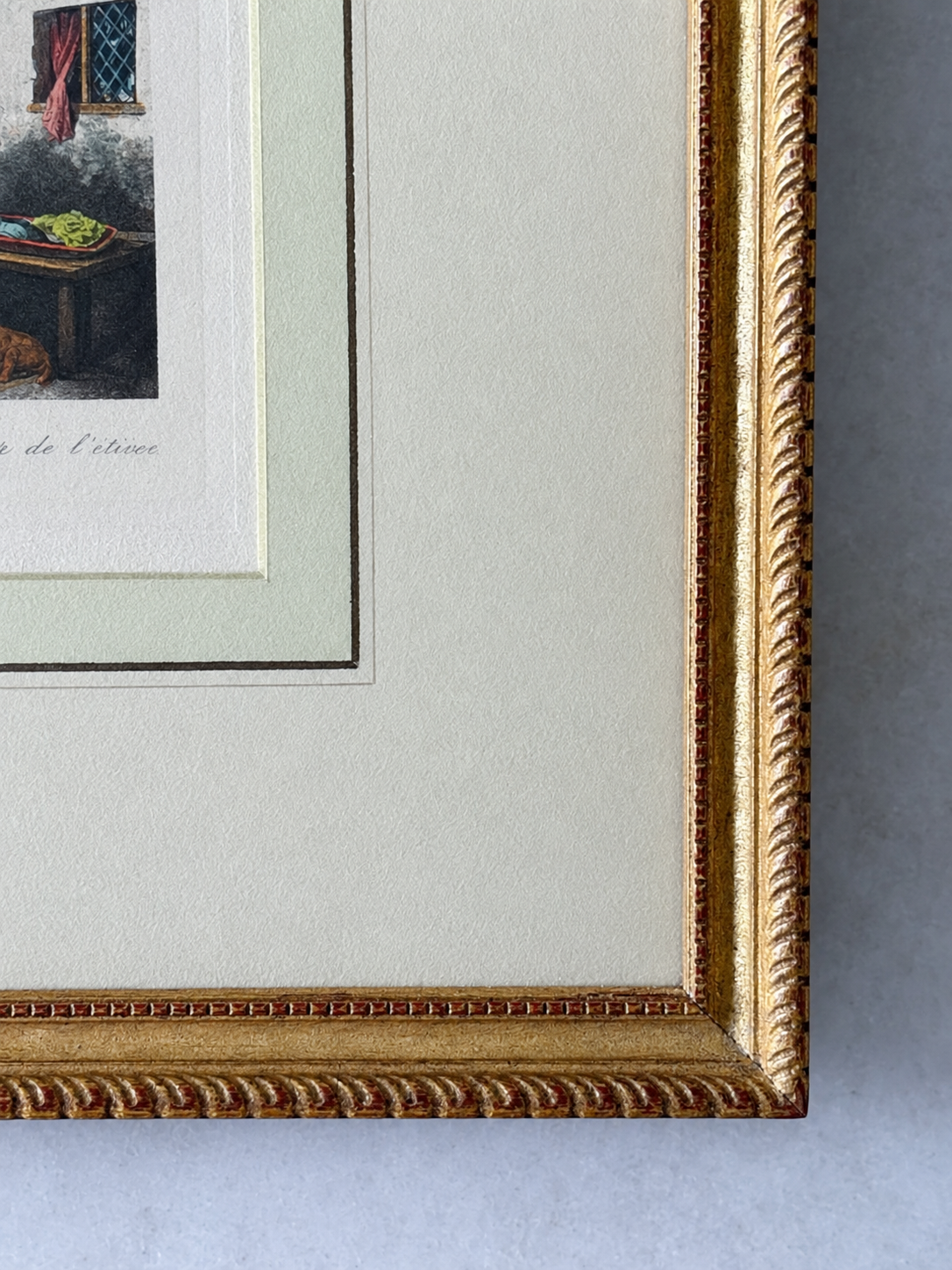 Vintage English Equestrian Prints in Gilt Frames — Pair