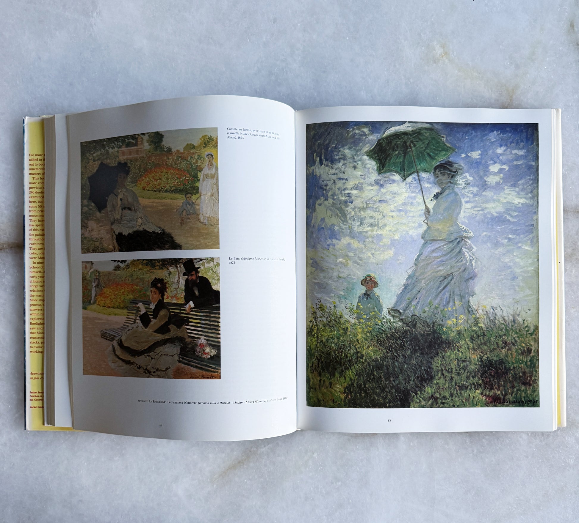 Vintage Art Coffee Table Book - Monet